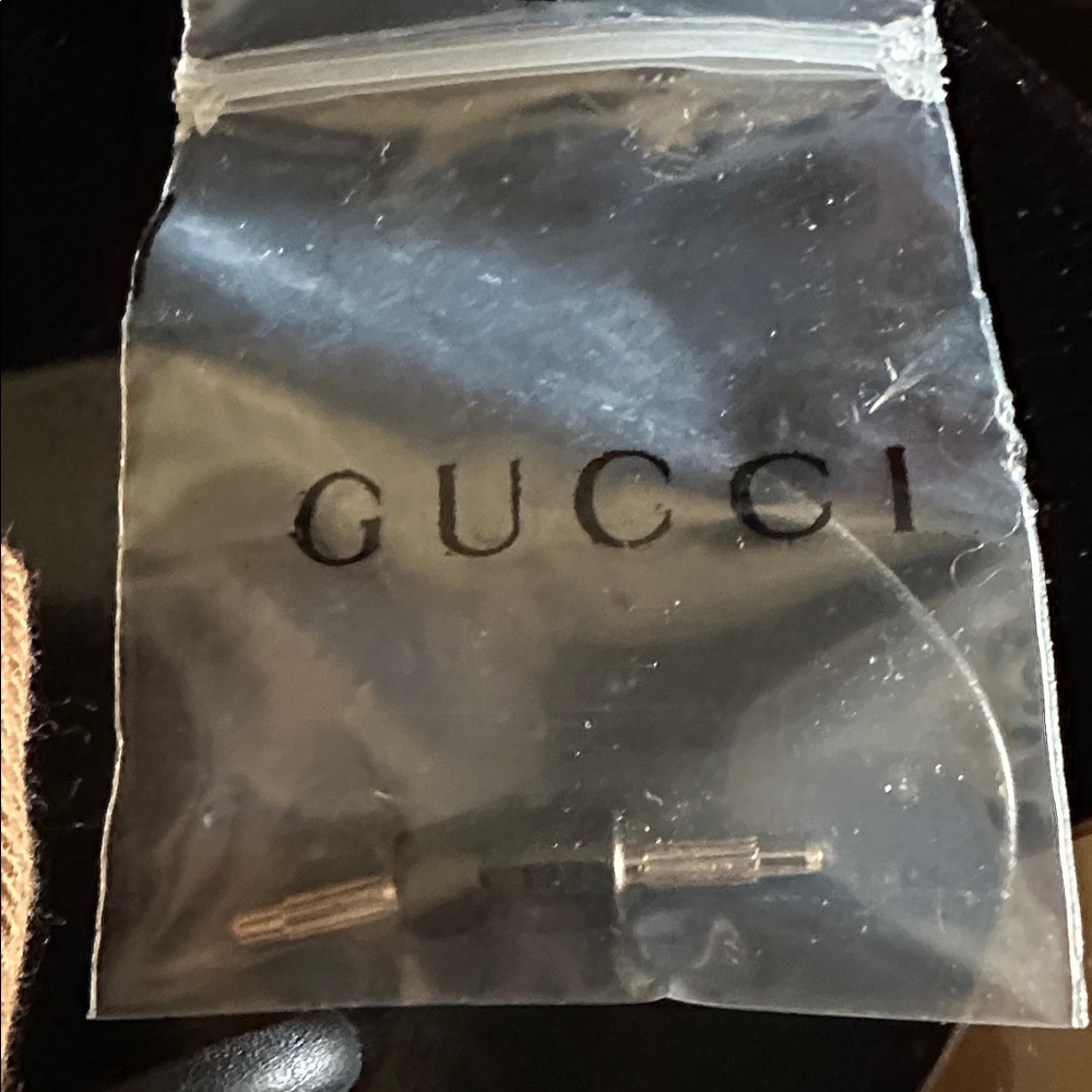 Vintage Gucci Black Leather Sandals w/Silver Logo Detail • Oooohlala & Amore! 🇮🇹 - Picture 9 of 10